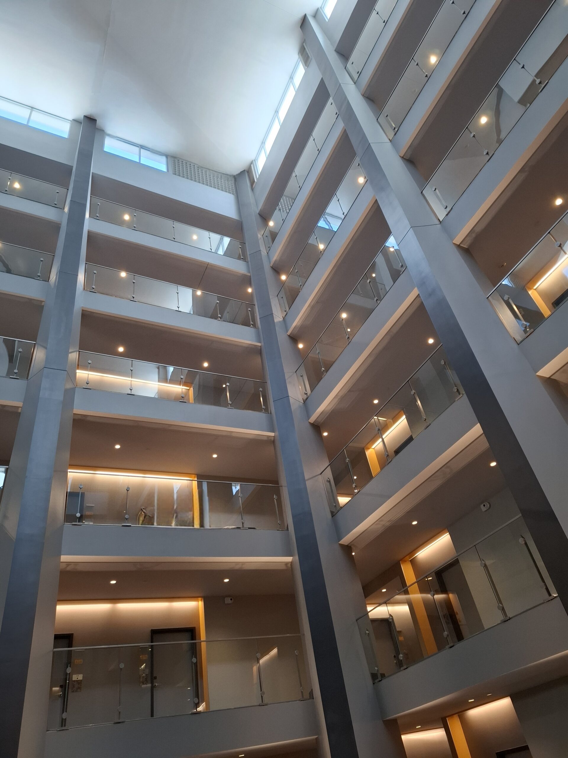 Atrium interior of The Summit Hotel in Cincinnati, OH